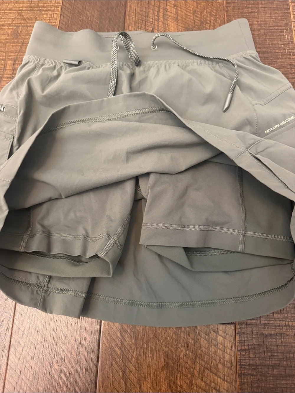Lululemon Cargo High-Rise Hiking Skirt Army Green